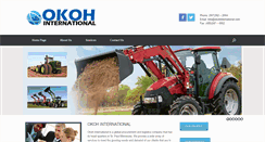 Desktop Screenshot of okohinternational.com